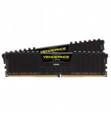 Модуль памяти DDR4 Corsair Vengeance LPX 16Gb (2x8Gb) 3600MHz CL18 (18-22-22-42) 1.35V / CMK16GX4M2D3600C18 / Black                                                                                                                                       