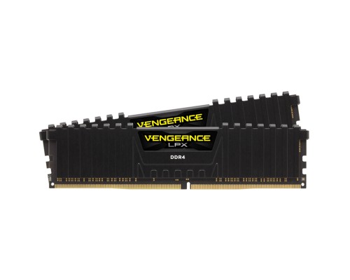 Модуль памяти DDR4 Corsair Vengeance LPX 16Gb (2x8Gb) 3600MHz CL18 (18-22-22-42) 1.35V / CMK16GX4M2D3600C18 / Black