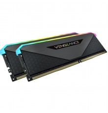 Модуль памяти DDR4 Corsair Vengeance RGB RT 16Gb (2x8Gb) 3600Mhz CL18 (18-22-22-42) 1.35V / for AMD Ryzen / CMN16GX4M2Z3600C18 / Black                                                                                                                    