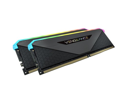 Модуль памяти DDR4 Corsair Vengeance RGB RT 16Gb (2x8Gb) 3600Mhz CL18 (18-22-22-42) 1.35V / for AMD Ryzen / CMN16GX4M2Z3600C18 / Black