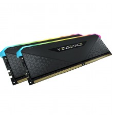 Модуль памяти DDR4 Corsair Vengeance RGB RS 16Gb (2x8Gb) 3600Mhz CL18 (18-22-22-42) 1.35V / CMG16GX4M2D3600C18 / Black                                                                                                                                    