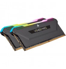 Модуль памяти DDR4 Corsair Vengeance RGB Pro SL 16Gb (2x8Gb) 3200MHz CL16 (16-20-20-38) 1.35V / CMH16GX4M2E3200C16 / Black                                                                                                                                