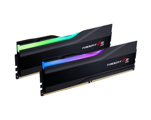 Модуль памяти DDR5 G.SKILL TRIDENT Z5 RGB 32GB (2x16GB) 6800MHz CL34 (34-45-45-108) 1.4V / F5-6800J3445G16GX2-TZ5RK / Black