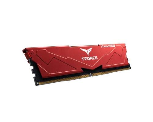 Модуль памяти DDR5 TEAMGROUP T-Force Vulcan 32GB (2x16GB) 5600MHz CL32 (32-36-36-76) 1.2V / FLRD532G5600HC32DC01 / Red