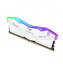 Модуль памяти DDR5 TEAMGROUP T-Force Delta RGB 32GB (2x16GB) 5600MHz CL32 (32-36-36-76) 1.2V / FF4D532G5600HC32DC01 / White                                                                                                                               