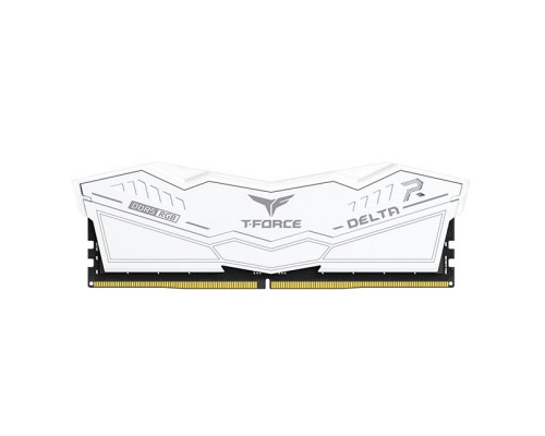 Модуль памяти DDR5 TEAMGROUP T-Force Delta RGB 32GB (2x16GB) 5600MHz CL32 (32-36-36-76) 1.2V / FF4D532G5600HC32DC01 / White