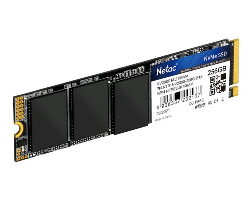 Накопитель SSD Netac M.2 2280 NV2000 NVMe PCIe 256GB NT01NV2000-256-E4X