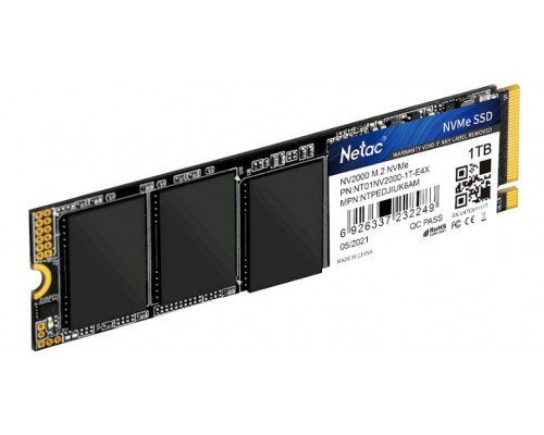 Накопитель SSD Netac M.2 2280 NV2000 NVMe PCIe 1Tb NT01NV2000-1T0-E4X