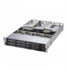 Серверная платформа AS -2023US-TR4 2U, Dual AMD EPYC 7001/7002, 32 DIMMs, 1x PCI-E 3.0 x16 (FHFL), 5x PCI-E 3.0* x8 (FHFL), 1x PCI-E 3.0* x8 (LP), 1 PCI-E 3.0* x8 (internal LP), 12x 3.5, 4x 1000Base-T LAN, OOB, 2x1600W (268672)                       