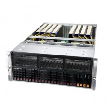 Серверная платформа AS-4124GS-TNR 4U, 8 Double GPU, 2x AMD EPYC 7002/7003, 32x DDR4, 20x 2.5 SAS/SATA, 4x 2.5 SAS/SATA/NVME, 2x 1000Base-T (Intel i350), OOB, 4x 2000W (404070)                                                                           