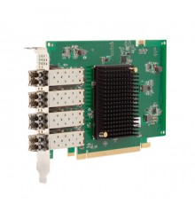 Emulex LPe31004-M6 Gen 6 (16GFC), 4-port, 16Gb/s, PCIe Gen3 x8, LC MMF 100m, трансиверы установлены. Not upgradable to 32GFC (011377)                                                                                                                     