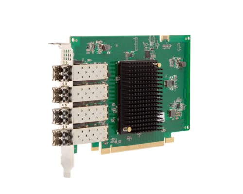 Emulex LPe31004-M6 Gen 6 (16GFC), 4-port, 16Gb/s, PCIe Gen3 x8, LC MMF 100m, трансиверы установлены. Not upgradable to 32GFC (011377)
