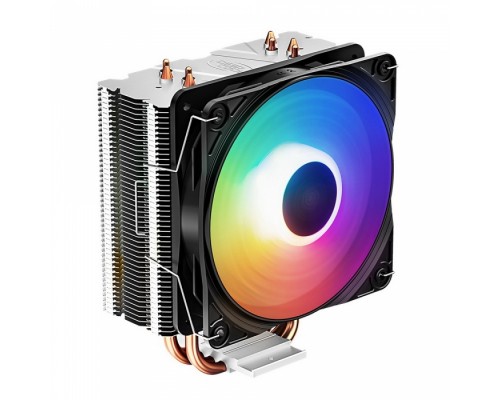 Вентилятор GAMMAXX 400K RTL  (708131) (Height 155mm, 6mm x 4pcs, Fan 120mm RGB, 500~1500RPM ±10%, < 27 dB(A), 4-pin PWM, TDP 180W, Al+Cu, Screw, Socket AMD AM4/Intel LGA1700/1200/115x) (708131)