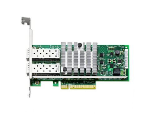 Intel® Ethernet Converged Network Adapter X520-DA2 2x SFP+ port with SR transceiver, 10GbE/1GbE, PCI-E v2 x8, iSCSI, FCoE, NFS, VMDq. PCI-SIG* SR-IOV (041492)