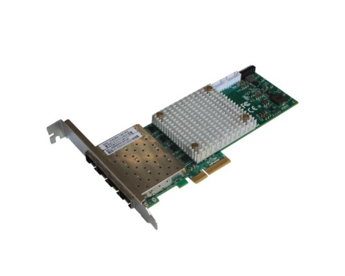 Сетевой адаптер LREC9054PF-4SFP PCIe x4 4*SFP 100FX Fiber NIC