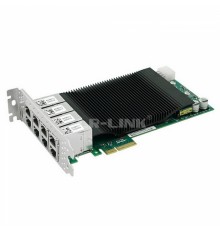 Сетевой адаптер LRES2008PT PCIe 2.1 x4, Intel i350, 8*RJ45 1G NIC Card, Dual Slot (302359)                                                                                                                                                                