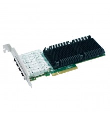 Сетевой адаптер LRES1027PF-4SFP28 PCIe 4.0 x8, Intel E810, 4*SFP28 10/25G NIC Card (303851)                                                                                                                                                               