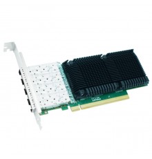 Сетевой адаптер LRES1023PF-4SFP28 PCIe 4.0 x16, Intel E810, 4*SFP28 10/25G NIC Card (303738)                                                                                                                                                              