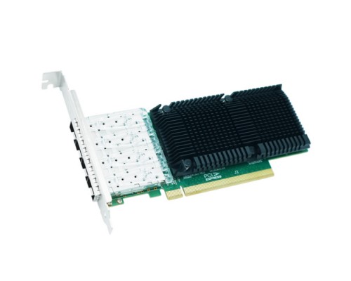 Сетевой адаптер LRES1023PF-4SFP28 PCIe 4.0 x16, Intel E810, 4*SFP28 10/25G NIC Card (303738)