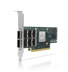 Сетевой адаптер MCX653106A-ECAT(SP) ConnectX®-6 VPI adapter card, 100Gb/s (HDR100, EDR IB and 100GbE), dual-port QSFP56, PCIe3.0/4.0 x16, tall bracket, single pack                                                                                       
