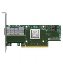 Сетевой адаптер MCX653105A-ECAT-SP ConnectX®-6 VPI adapter card, 100Gb/s (HDR100, EDR IB and 100GbE), single-port QSFP56, PCIe3.0/4.0 x16, tall bracket, single pack, (488463)                                                                            