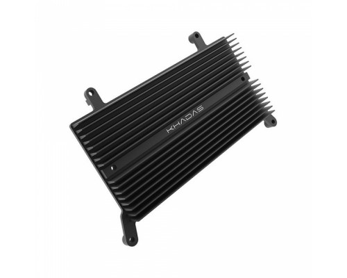 Радиатор Khadas Passive VIM Heatsink for VIM1 / 2/3 / 3L, Edge-V, Aluminum, Black, VIMs Thermal Pad, KAHS-V-002+TP