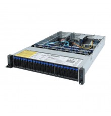Серверная платформа R282-Z91 2U, 2x Epyc 7002/7003, 32x DIMM DDR4, 24x 2.5 SAS/SATA, 2x 1Gb/s (Intel I350-AM2), 2x 2.5 SAS/SATA in rear side, Ultra-Fast M.2 with PCIe Gen3 x4, 2 x PCIe Gen4, Aspeed AST2500, 2x 1600W 80 PLUS Platinum (6NR282          
