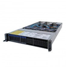 Серверная платформа R282-Z97 2U, 2x Epyc 7002/7003, 32x DIMM DDR4, 12x 2.5 SAS/SATA (upgradable to 24 NVME Gen4), 2x 2.5 SATA/SAS in rear side, 2x 1Gb/s (Intel I350-AM2), 2x PCIE Gen 4 x16, 6x PCIE Gen 4 x8, 1x OCP 3.0 x16, 1x OCP 2.0 x8, 1          