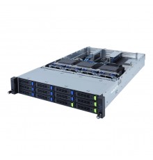 Серверная платформа R282-Z96 2U, 2x Epyc 7002/7003, 32x DIMM DDR4, 12x 3.5 SAS/SATA (4x NVME Gen4), 2x 1Gb/s (Intel I350-AM2), 4x PCIE Gen 4 x16 (support 3x double slot GPU), 1x OCP 3.0 x16, 1x OCP 2.0 x8, 1x M.2 Gen4, AST2500, 2x 2000W (600563)     