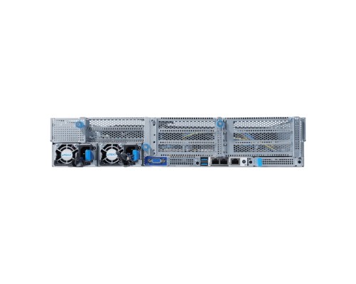 Серверная платформа R282-Z96 2U, 2x Epyc 7002/7003, 32x DIMM DDR4, 12x 3.5 SAS/SATA (4x NVME Gen4), 2x 1Gb/s (Intel I350-AM2), 4x PCIE Gen 4 x16 (support 3x double slot GPU), 1x OCP 3.0 x16, 1x OCP 2.0 x8, 1x M.2 Gen4, AST2500, 2x 2000W (600563)