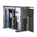 Серверная платформа SYS-740GP-TNRT Tower/4U, 2xLGA4189, iC621A, 16xDDR4, 8x3.5 SATA/NVME, 2xM.2 PCIE 22110, 6x PCIEx16, 2x10GbE, IPMI, 2x2200W, black