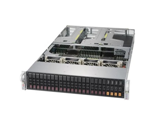 Серверная платформа SYS-2049U-TR4 2U, 4xLGA3647 (up to 205W), iC621 (X121PU), 48xDDR4, up to 24x2.5 SAS/SATA, up to 4x2.5 NVME Gen3 (optional), 4x 1000Base-T (i350), 6x PCIE x16, 5x PCIE x8, 2x 1600W (290178)