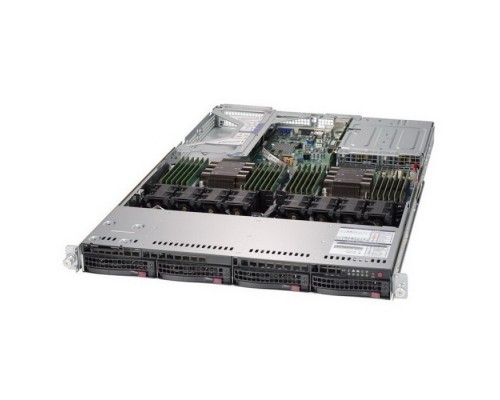 Серверная платформа SYS-6019U-TR4 1U, 2xLGA3647 (up to 205W), iC621 (X11DPU), 24xDDR4, up to 4x3.5 HDD, 4x1GbE, 2x750W, 2x PCIEx16, 1x PCIEx8 LP, 1x PCIEx8 internal LP, (264247)