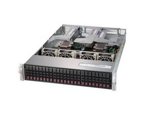 Серверная платформа SYS-2029U-TR4-FT019 2U, 2xLGA3647 (up to 205W), iC621 (X121PU), 24xDDR4, up to 24x2.5 SAS/SATA, 4x 1000GBase-T (i350), 1x PCIE x16, 5x PCIE x8 LP, 1x PCIE x8 LP, 1x PCIE x8 internal LP, 2x 800W