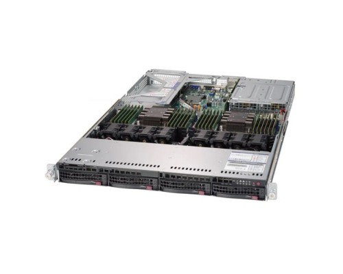 Серверная платформа SYS-6019U-TRT 1U, 2xLGA3647 (up to 205W), iC621 (X11DPU), 24xDDR4, up to 4x3.5 HDD, 2x10GbE, 2x750W, 2x PCIEx16, 1x PCIEx8 LP, 1x PCIEx8 internal LP, (264223)