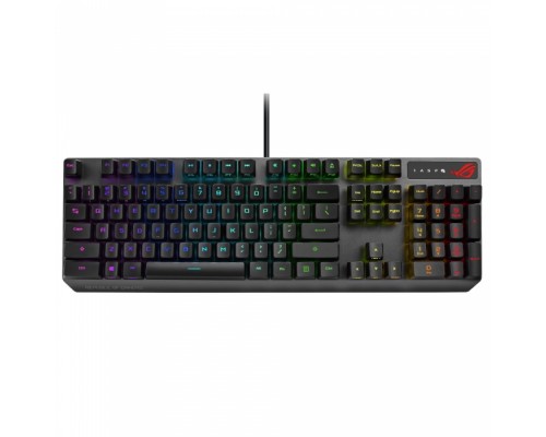 Клавиатура XA05 ROG Strix Scope RX Keyboard Wired (USB) ROG RX RED Optical-Mech 440x137x39mm (812870) (90MP0240-BKRA00)