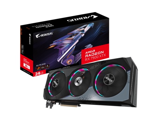 Видеокарта RX7900XTX AORUS ELITE 24GB GDDR6 384-bit HDMIx2 DPx2 GDDR6 384-bit HDMIx2 DPx2