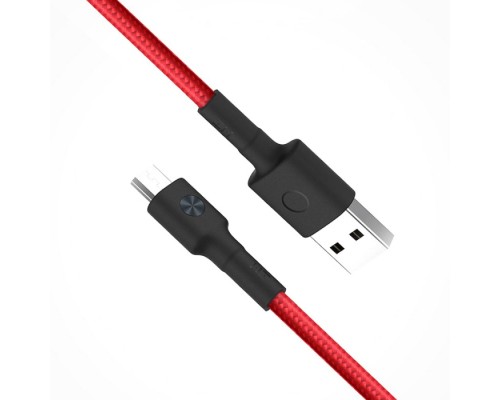 Кабель ZMI AL603 Micro-USB braided cable (1m) Red (ZMKAL603CNRD)