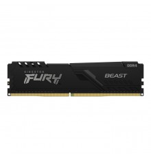 Оперативная память 8GB Kingston DDR4 3200 DIMM FURY Beast Black Gaming Memory KF432C16BB/8-SPBK Non-ECC, CL16, 1.35V, KF432C16BB/8-SPBK 1Gx8, Bulk (320435)                                                                                               