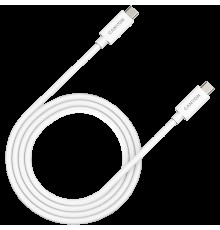 Кабель CANYON UC-44, cable, U4-CC-5A1M-E, USB4 TYPE-C to TYPE-C cable assembly 40G 1m 5A 240W(ERP) with E-MARK, CE, ROHS, white                                                                                                                           