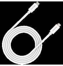 Кабель CANYON UC-42, cable, U4-CC-5A2M-E, USB4 TYPE-C to TYPE-C cable assembly 20G 2m 5A 240W(ERP) with E-MARK, CE, ROHS, white                                                                                                                           