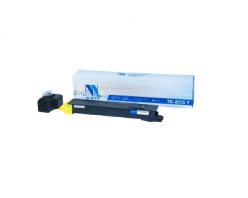 Тонер-картридж NVP NV-TK-8115 Yellow для Kyocera EcoSys-M8124/EcoSys-M8130 (6000k)