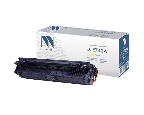 Тонер-картридж NVP NV-CE742A Yellow для HP Color LaserJet CP5225/ CP5225n/ CP5225dn (7300k)