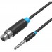 Кабель Vention аудио Jack 6.5 M/XLR F - 1.5м