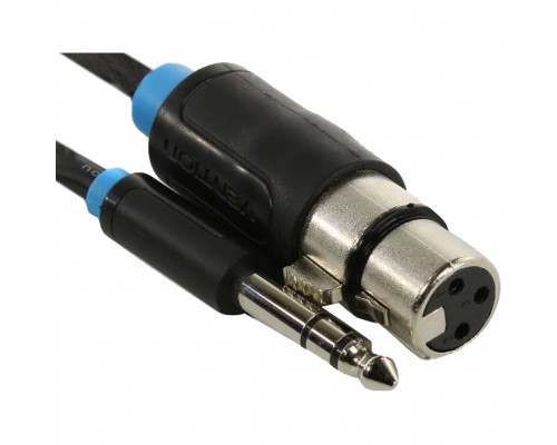 Кабель Vention аудио Jack 6.5 M/XLR F - 1.5м