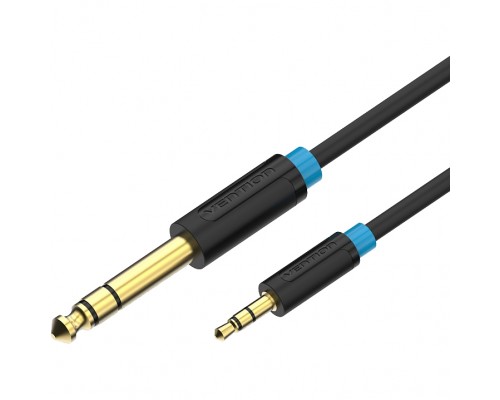 Кабель Vention аудио Jack 6,5 mm M/ 3,5 M - 5 м