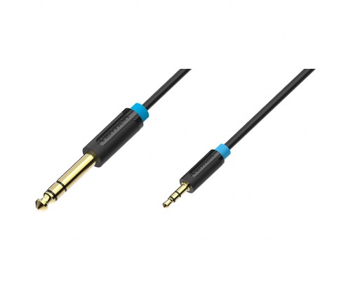 Кабель Vention аудио Jack 6,5 mm M/ 3,5 M - 5 м