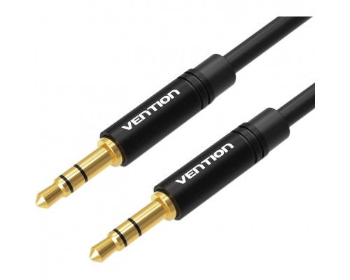 Кабель Vention аудио Jack 3,5 mm M/Jack 3,5 mm M  - 1.5м Черный