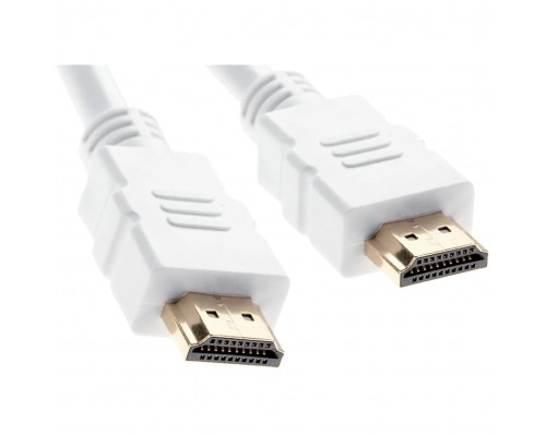 Кабель HDMI 19M/M ver 2.0, 1.8М, белый  Aopen/Qust ACG711DW-1.8M