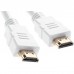 Кабель HDMI 19M/M ver 2.0, 1.8М, белый  Aopen/Qust ACG711DW-1.8M